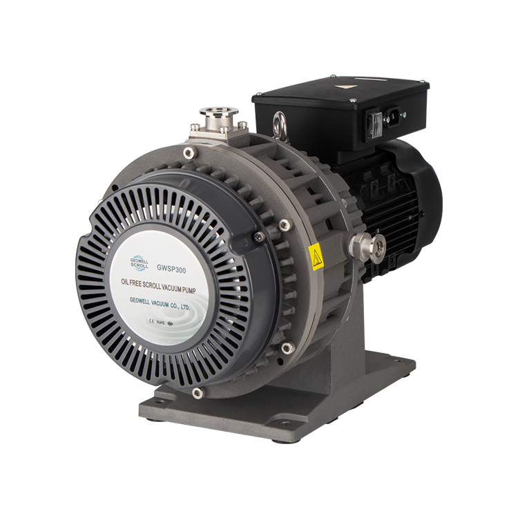 Oil free scroll vacuum pump